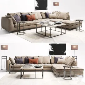 Sofa italia lucrezia with pillows